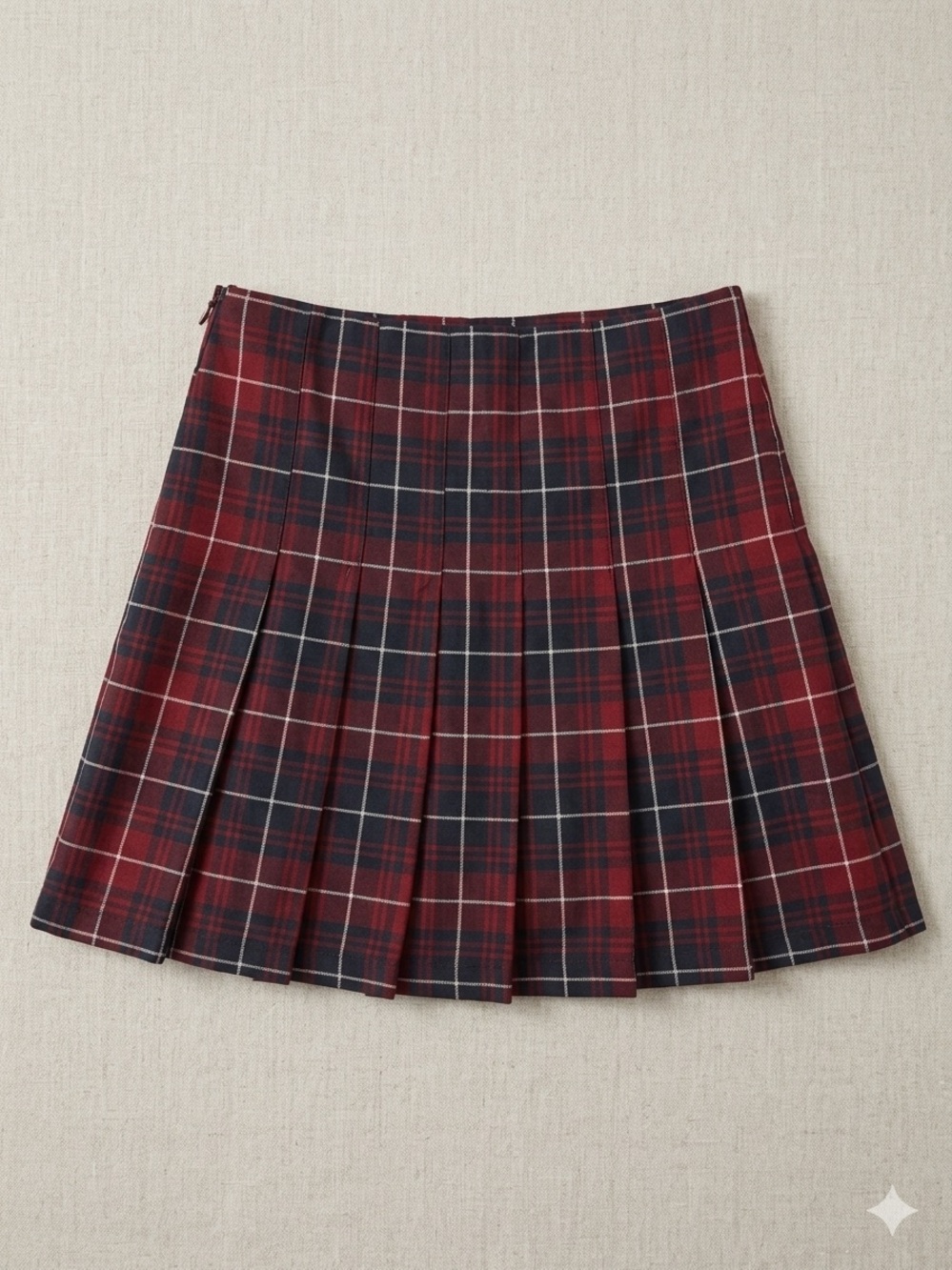 SOLD Forever 21 Plaid Pleated Mini Skirt